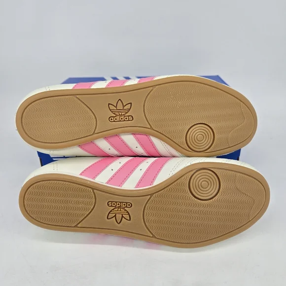 New adidas Taekwondo Off White Bliss Pink Big Girls Shoes Size 5.5 - Picture 7 of 8